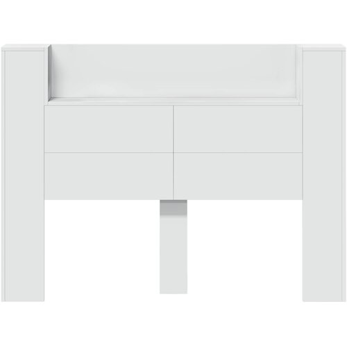  Uzglavlje Bijelo 140 x 16,5 x 103,5 cm Konstruirano drvo Slike