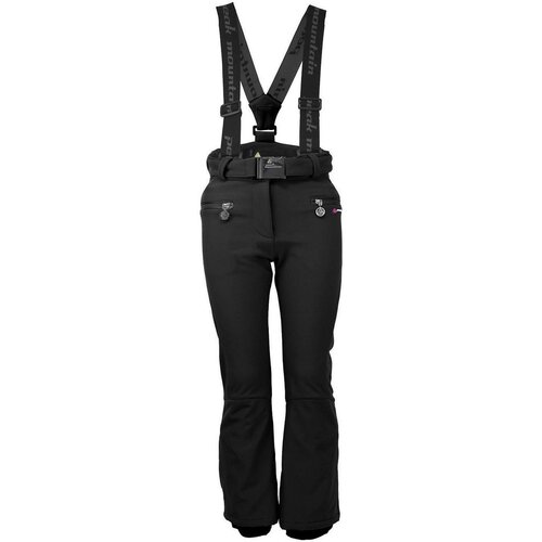 Peak Mountain Hlače Pantalon de ski softshell fille FAFUZZA Črna Cene