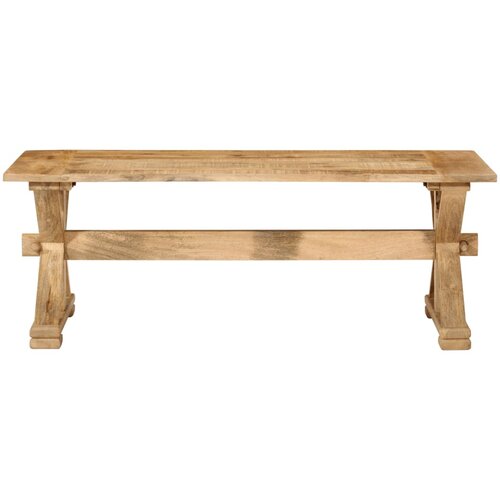 Maison Chic Klubska mizica - kavna mizica - Nizka mizica 110x52x40 cm trden mangov les, (21754284) Cene