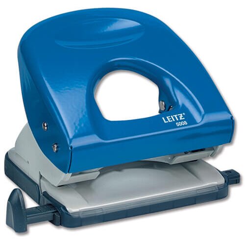 Leitz Luknjač 5008, modra Slike