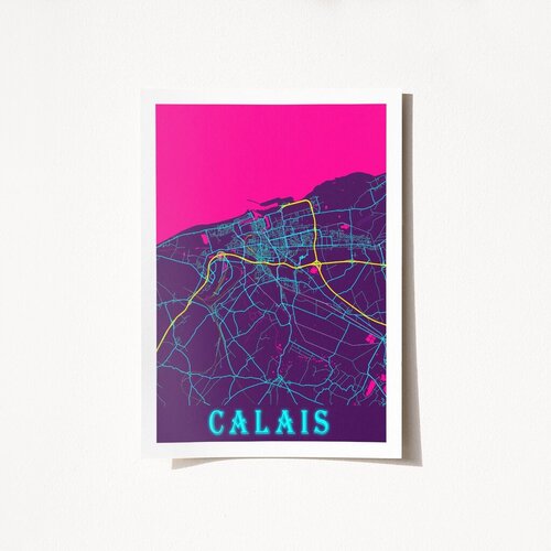 Wallity Poster Calais-2064, 29,7x42 cm Cene