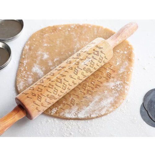 RAYHER Valjar z vzorcem - note, 38cm, (21039763) Cene