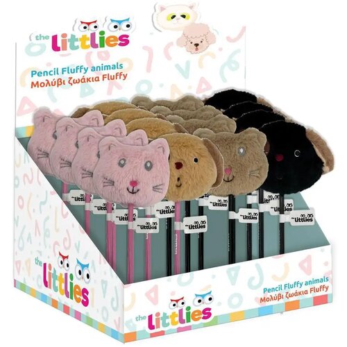 Luna the littlies: olovka s mekanom životinjskom glavom, razne vrste, 1 komad Cijene