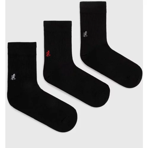 Gramicci Čarape 3-pack Basic Crew Socks za muškarce, boja: crna, SX.M04-White