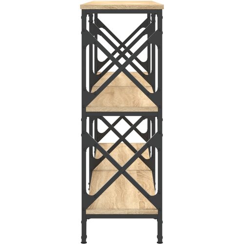  Konzolni stol boja hrasta 156x28x80,5 cm konstruirano drvo Slike