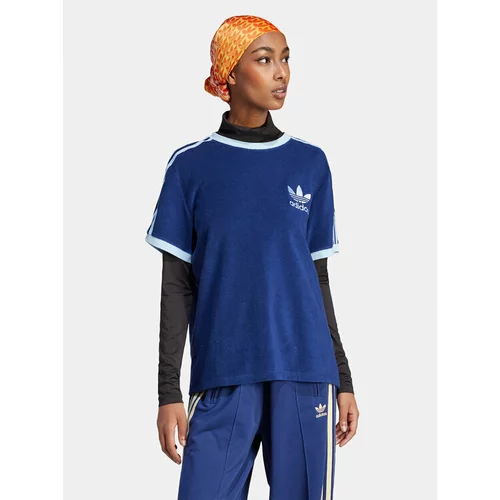 Adidas Majica 3-Stripes IR7465 Mornarsko modra Loose Fit