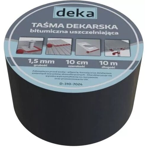 Shumee ALUBUTYL STRE&amp;Scaron;NI TRAK 10CM*10MB ČRN, (21385877) Slike