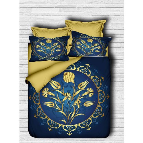 Hanah home komplet posteljine 140, 160x220cm, Teget Slike