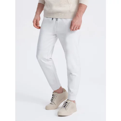 Ombre Men's sweatpants joggers - white