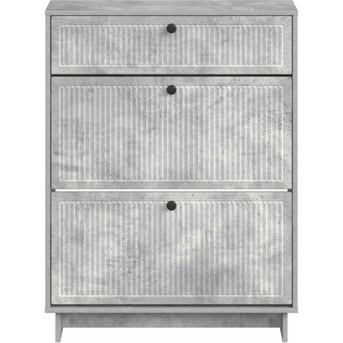  Ormar za cipele EDE 78 x 24 x 103 cm Konstruirano drvo - Betonska siva Slike