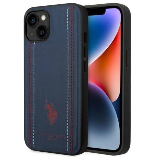 Us Polo u.s. polo usnjen ovitek USHCP14SPFAV za iphone 14 6.1 - moder Cene