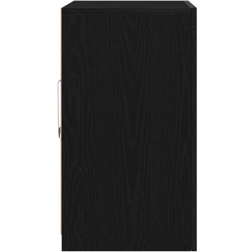  Bočni ormari s LED svjetlima 2 kom Crni hrast 41x37x67 cm Slike