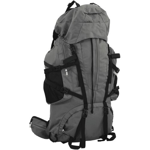 VidaXL Ruksak za planinarenje crni 80 L od tkanine Oxford Slike