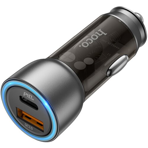 hoco. NZ8 AUTO PUNJAČ 43W USB-A/USB-C IZLAZ (BLACK) Cijene