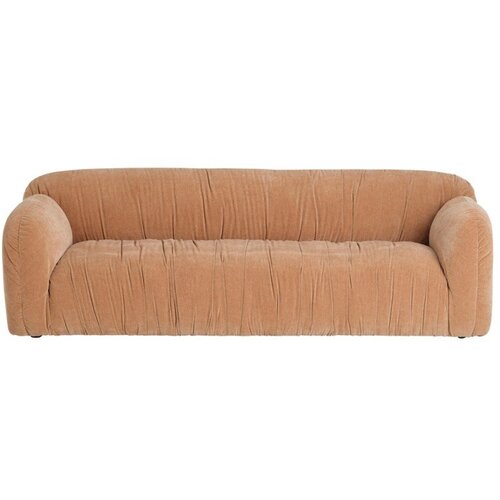 Ellos Home Sivo-bež sofa od &amp;scaron;enila 221 cm Elvisa &amp;ndash; Slike