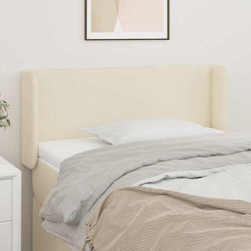  Uzglavlje s u&scaron;ima krem 83x16x78/88 cm od od umjetne kože Cijene