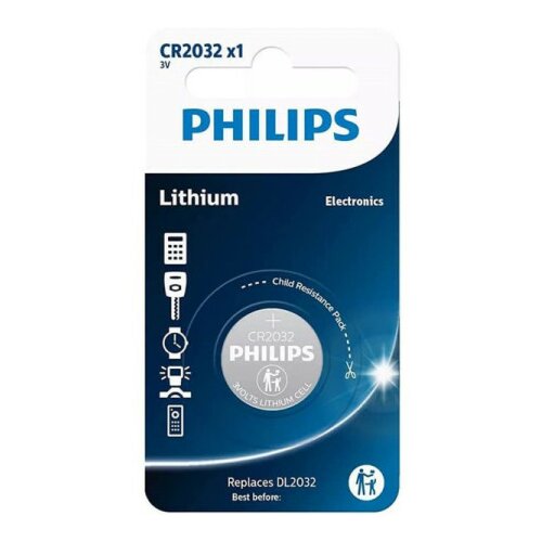 Philips baterija CR2032 litijum Cene