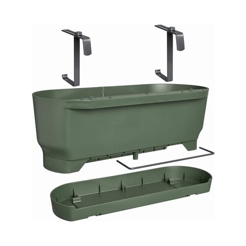 ELHO greenville easy balcony 52 cm - listnato zelena Slike