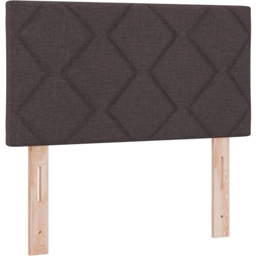 Box Spring krevet s madracem - Tamnosmeđi 80x200 cm Tkanina Slike