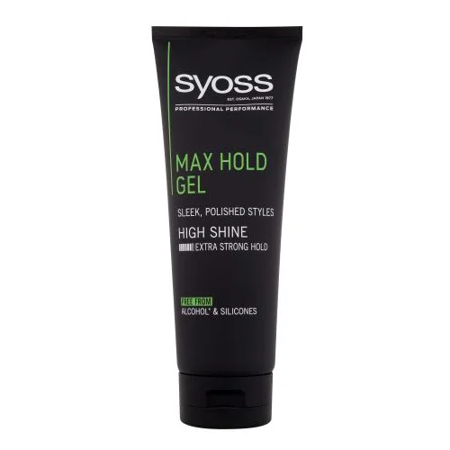 Syoss Max Hold Gel gel za lase izjemno močna fiksacija 250 ml za ženske