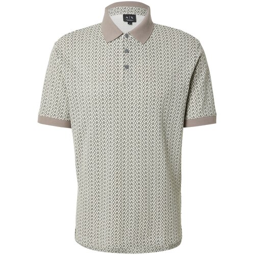 Armani Exchange Majica kremna / temno bež / črna Cene