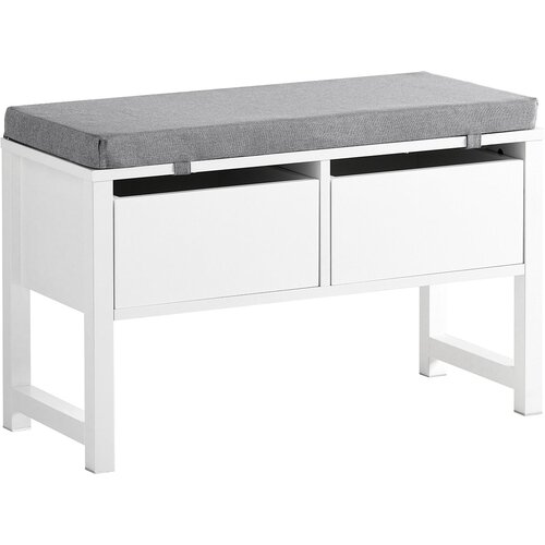 SoBuy predsoba klop za čevlje s sedežem v beli barvi v stilu minimalizma, (20814918) Slike