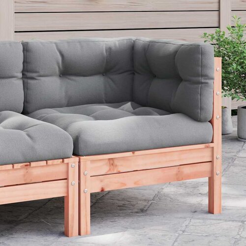  Kutna vrtna sofa s jastucima od masivnog drva duglazije Cijene
