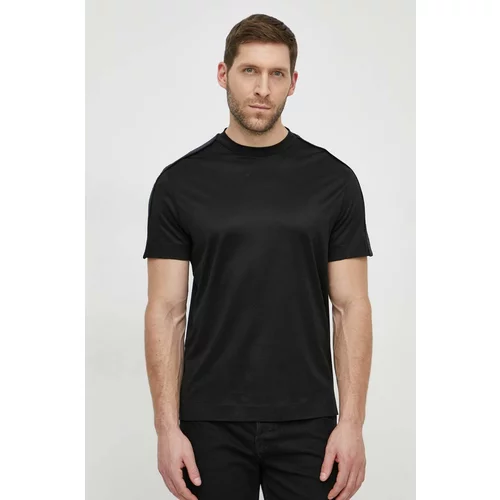 Emporio Armani Majica kratkih rukava za muškarce, boja: crna, bez uzorka