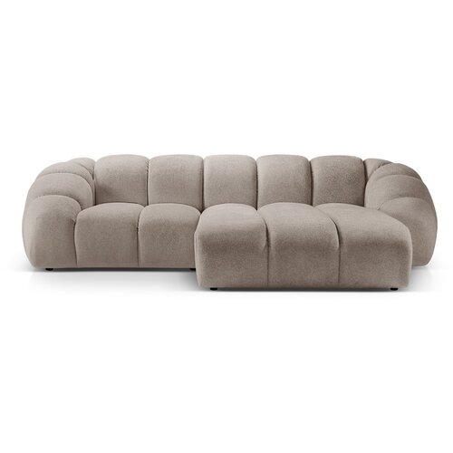 Micadoni Home Bež žametna kotna sedežna garnitura Diana &amp;ndash; Slike
