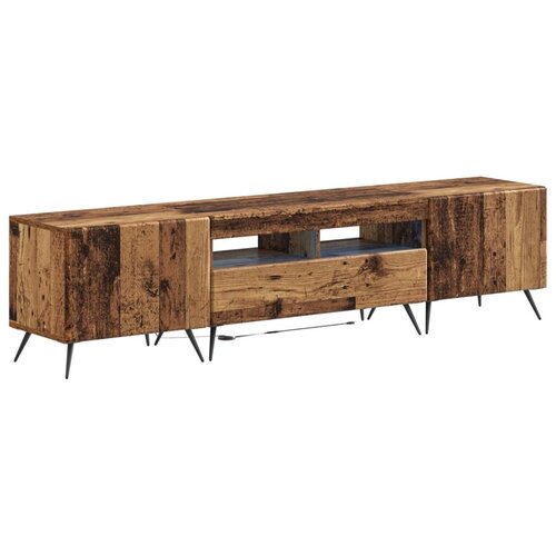  5-dijelni LED TV ormarić Staro drvo Konstruirano drvo - Staro drvo 81 cm Cene