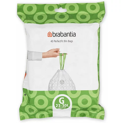 Brabantia Plastične vreče za smeti PerfectFit, 23-30 L, 40 kosov