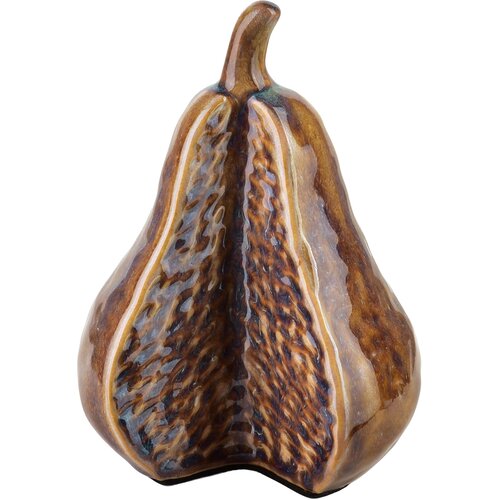 Mondex Dekorativna figura keramika Saggio Pear 12x11x16 cm glazirana 1 kos, (5000219747) Cene