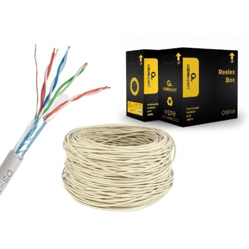 Gembird FPC-5004E-SO FTP cat.5E Indoor solid CU kotur 305m Cene