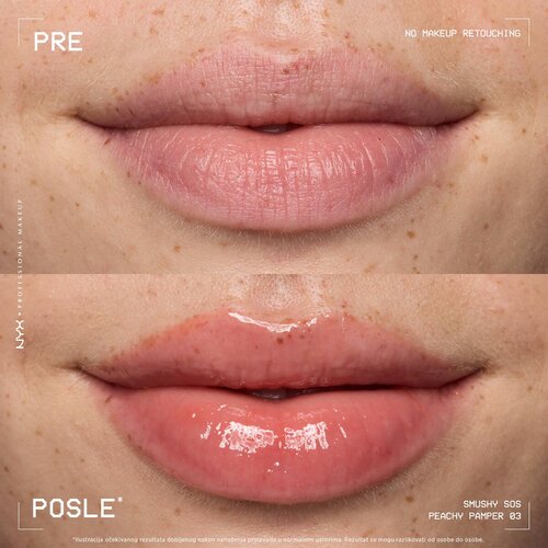 NYX Professional Makeup Smushy SOS hidratantna maska za usne nijansa 03 Peachy Pamper 12 ml Slike