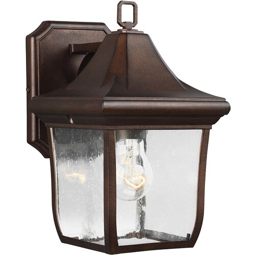 Elstead Lighting Elstead Oakmont 1 zunanja majhna stenska svetilka, bronasta, IP44, E27, (22099901) Cene