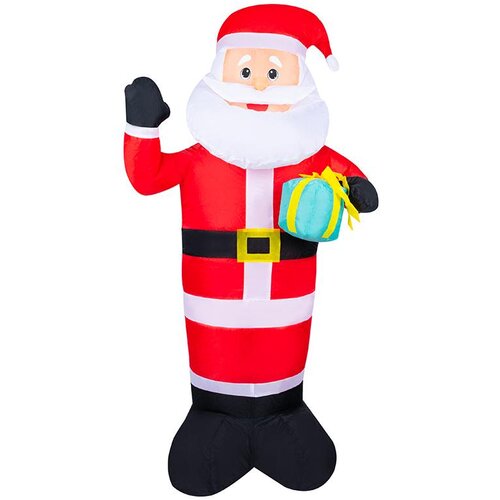  Djed božićnjak na napuhavanje sa led projektorom i kompresorom 120 cm Slike