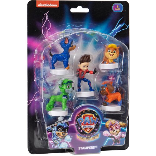 PMI P.M.I. PAW PATROL: THE MIGHTY MOVIE - &amp;Scaron;TAMPILJKE PAKET 5 RAZLIČNIH (S2) Slike