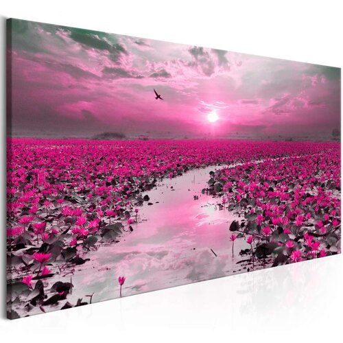  Slika - Lilies and Sunset (1 Part) Narrow 150x50 Cijene