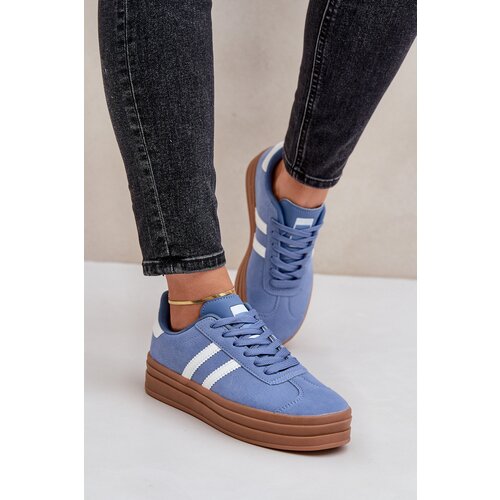 FB3 Women&amp;#039;s Sneakers On Platform Blue Egelia Slike