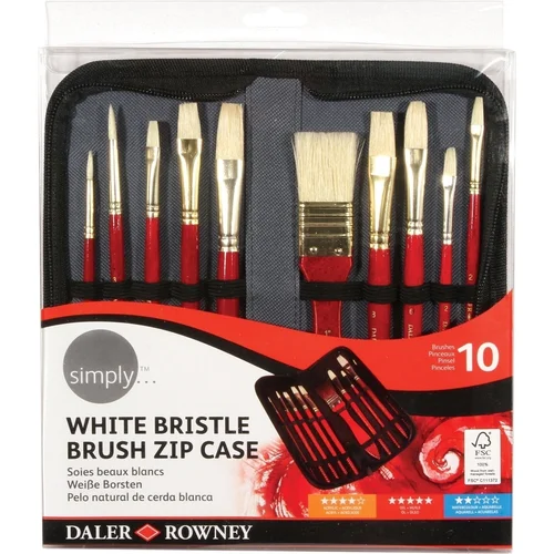 DALER ROWNEY Simply Oil Brush Natural Set čopičev