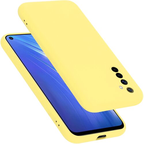  Ohišje, združljiv z Realme v tekoči rumeni - zaščitni pokrov iz fleksibilnega silikona TPU, (20603864) Cene