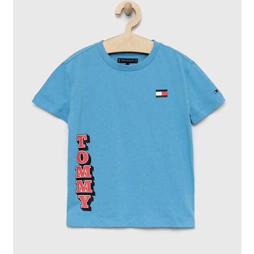 Tommy Hilfiger Otro&amp;scaron;ka bombažna kratka majica Slike