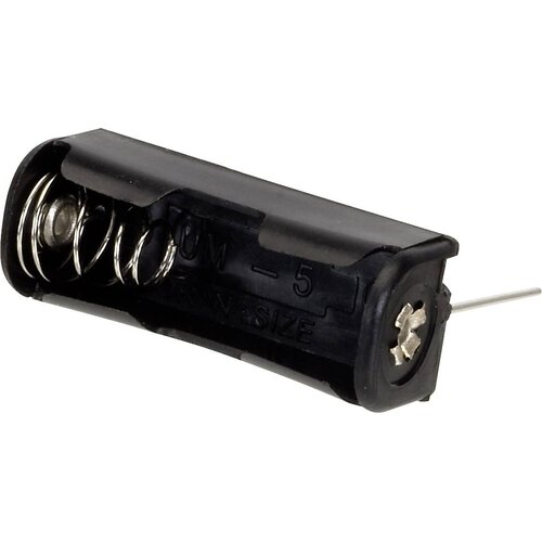 TRU COMPONENTS Nosilec baterij 1x Lady (N) Kontaktni drogovi BH-511-4P Držalo za baterije 1x Lady (N) kontaktni pol BH-511-4P, (20636052) Slike