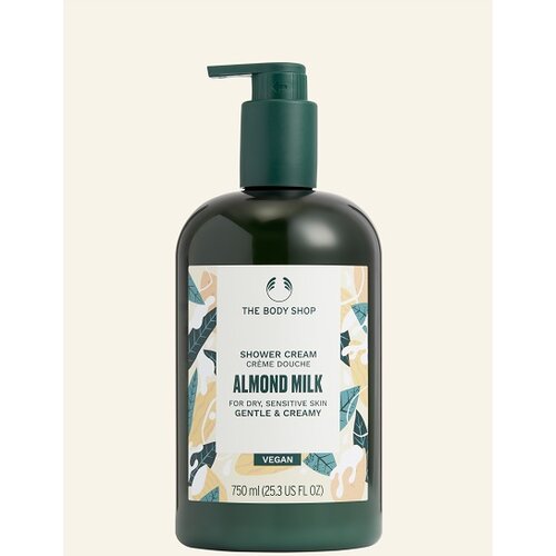 The Body Shop almond milk shower gel new 750 ml Slike