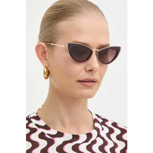 Valentino Sončna očala VIII ženska, rjava barva, VLS-102C