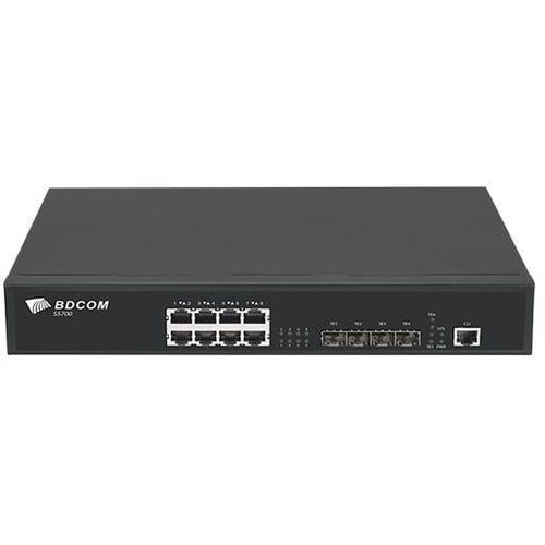Bdcom S5700-8ET4X switch 8 x 2.5G RJ45, 4 x 10G SFP+ L3 Cene