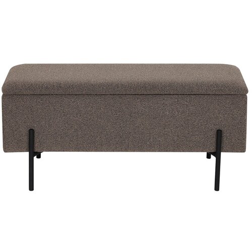 House Nordic Smeđa klupa od bouclé tkanine Watford – Cijene