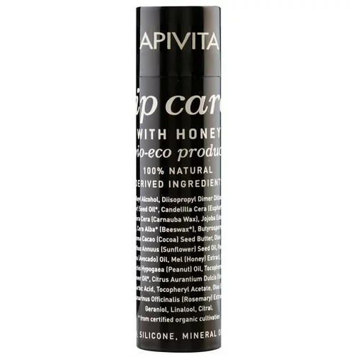 Apivita Lip Care Honey regeneracijski balzam za ustnice (Bio-Eco Product, 100% Natural Derived Ingredients) 4,4 g
