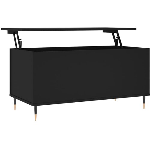  Stolić za kavu crni 90 x 44,5 x 45 cm od konstruiranog drva Crna Slike