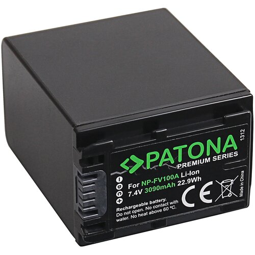 Patona Baterija NP-FV100 za Sony DCR-HC16E / FDR-AX100E / HDR-XR105E, 3090 mAh Cene